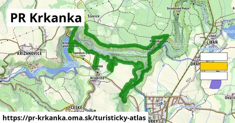 ikona Turistická mapa turisticky-atlas v pr-krkanka