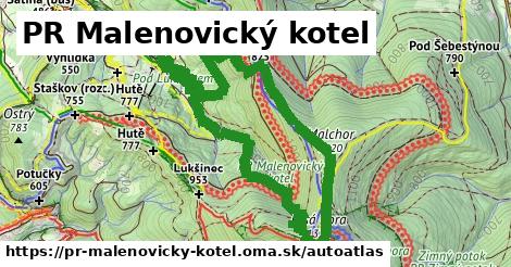 ikona Mapa autoatlas v pr-malenovicky-kotel