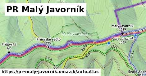 ikona Mapa autoatlas v pr-maly-javornik