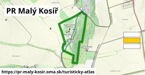 ikona Turistická mapa turisticky-atlas v pr-maly-kosir