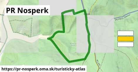 ikona PR Nosperk: 59 m trás turisticky-atlas v pr-nosperk