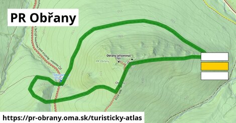 ikona Turistická mapa turisticky-atlas v pr-obrany