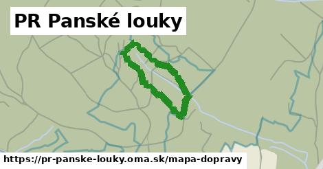 ikona PR Panské louky: 0 m trás mapa-dopravy v pr-panske-louky