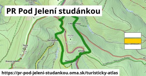 ikona Turistická mapa turisticky-atlas v pr-pod-jeleni-studankou