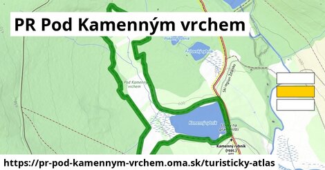 ikona PR Pod Kamenným vrchem: 0 m trás turisticky-atlas v pr-pod-kamennym-vrchem