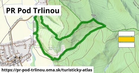 ikona Turistická mapa turisticky-atlas v pr-pod-trlinou