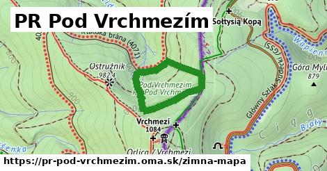 ikona PR Pod Vrchmezím: 0 m trás zimna-mapa v pr-pod-vrchmezim