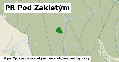 ikona PR Pod Zakletým: 0 m trás mapa-dopravy v pr-pod-zakletym