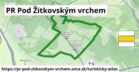 ikona Turistická mapa turisticky-atlas v pr-pod-zitkovskym-vrchem