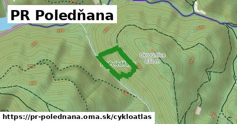 ikona PR Poledňana: 0 m trás cykloatlas v pr-polednana
