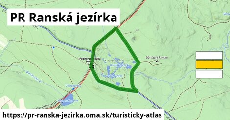 ikona Turistická mapa turisticky-atlas v pr-ranska-jezirka