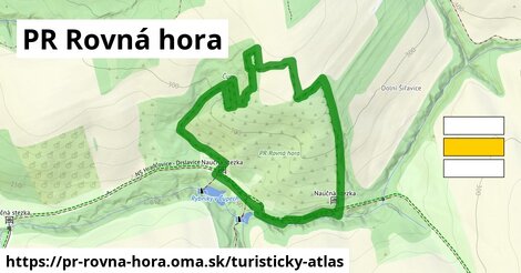 ikona Turistická mapa turisticky-atlas v pr-rovna-hora