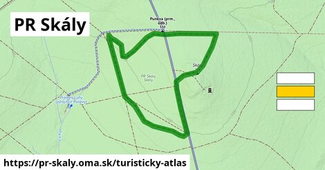 ikona Turistická mapa turisticky-atlas v pr-skaly