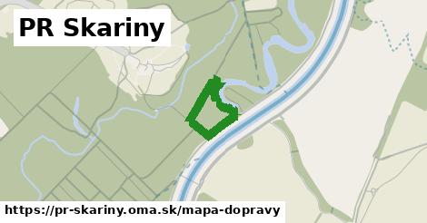 ikona PR Skariny: 0 m trás mapa-dopravy v pr-skariny
