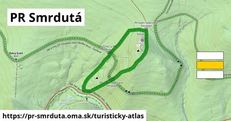 ikona Turistická mapa turisticky-atlas v pr-smrduta