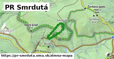 ikona Zimná mapa zimna-mapa v pr-smrduta