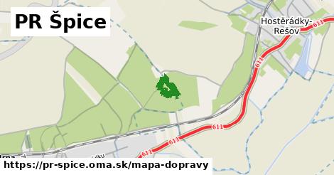 ikona PR Špice: 0 m trás mapa-dopravy v pr-spice