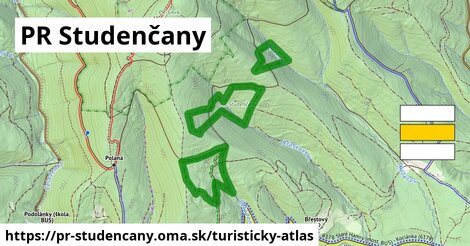 ikona Turistická mapa turisticky-atlas v pr-studencany