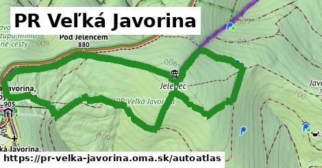 ikona Mapa autoatlas v pr-velka-javorina