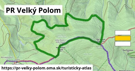 ikona Turistická mapa turisticky-atlas v pr-velky-polom