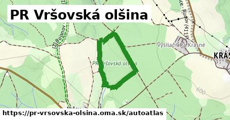 ikona Mapa autoatlas v pr-vrsovska-olsina