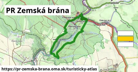 ikona Turistická mapa turisticky-atlas v pr-zemska-brana