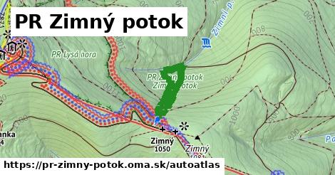 ikona Mapa autoatlas v pr-zimny-potok