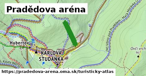 ikona Turistická mapa turisticky-atlas v pradedova-arena