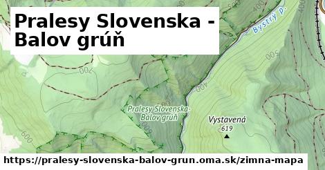 ikona Zimná mapa zimna-mapa v pralesy-slovenska-balov-grun