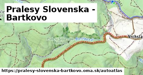 ikona Mapa autoatlas v pralesy-slovenska-bartkovo