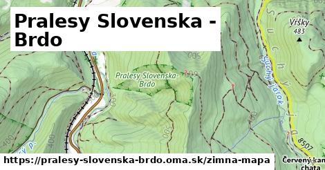 ikona Pralesy Slovenska - Brdo: 0 m trás zimna-mapa v pralesy-slovenska-brdo