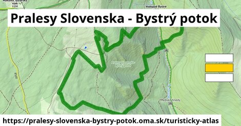 ikona Turistická mapa turisticky-atlas v pralesy-slovenska-bystry-potok