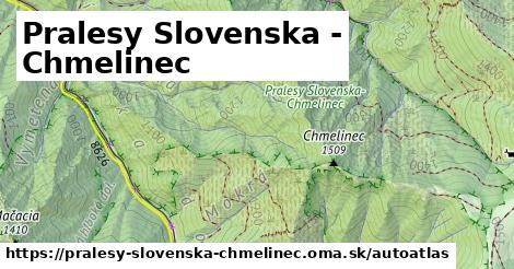 ikona Mapa autoatlas v pralesy-slovenska-chmelinec