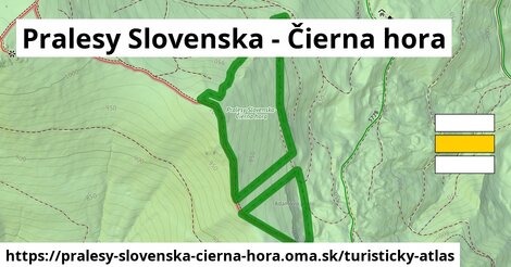 ikona Turistická mapa turisticky-atlas v pralesy-slovenska-cierna-hora