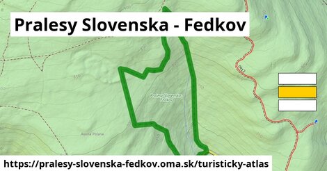 ikona Pralesy Slovenska - Fedkov: 0 m trás turisticky-atlas v pralesy-slovenska-fedkov