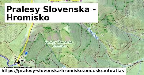 ikona Mapa autoatlas v pralesy-slovenska-hromisko