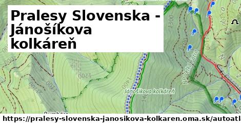 ikona Mapa autoatlas v pralesy-slovenska-janosikova-kolkaren