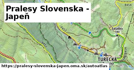 ikona Mapa autoatlas v pralesy-slovenska-japen