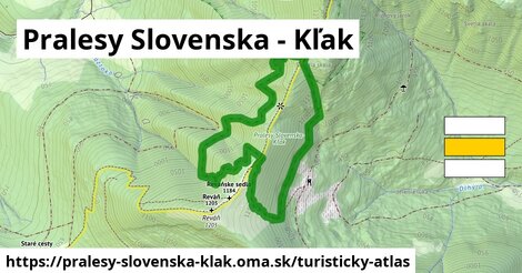 ikona Turistická mapa turisticky-atlas v pralesy-slovenska-klak