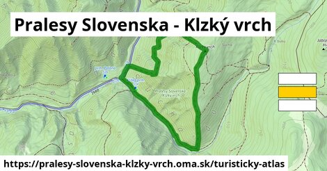 ikona Turistická mapa turisticky-atlas v pralesy-slovenska-klzky-vrch