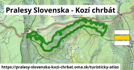 ikona Turistická mapa turisticky-atlas v pralesy-slovenska-kozi-chrbat