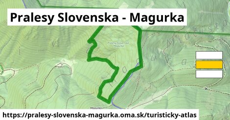 ikona Turistická mapa turisticky-atlas v pralesy-slovenska-magurka