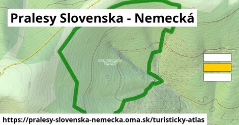 ikona Pralesy Slovenska - Nemecká: 0 m trás turisticky-atlas v pralesy-slovenska-nemecka