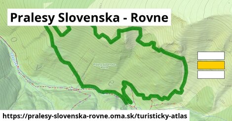 ikona Pralesy Slovenska - Rovne: 0 m trás turisticky-atlas v pralesy-slovenska-rovne
