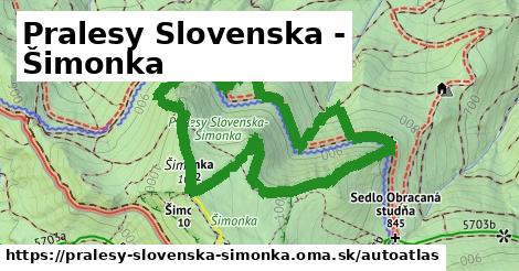 ikona Mapa autoatlas v pralesy-slovenska-simonka