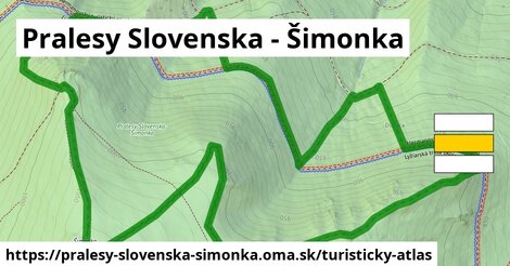 ikona Turistická mapa turisticky-atlas v pralesy-slovenska-simonka