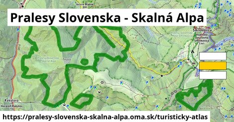 ikona Turistická mapa turisticky-atlas v pralesy-slovenska-skalna-alpa