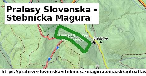 ikona Mapa autoatlas v pralesy-slovenska-stebnicka-magura