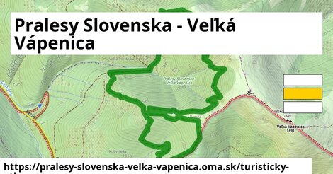 ikona Turistická mapa turisticky-atlas v pralesy-slovenska-velka-vapenica