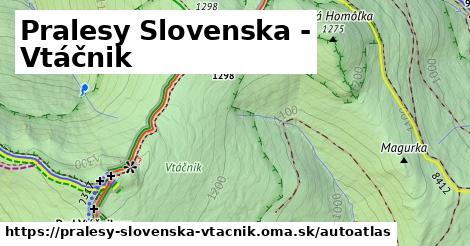 ikona Mapa autoatlas v pralesy-slovenska-vtacnik